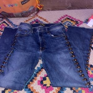 blue mother jeans